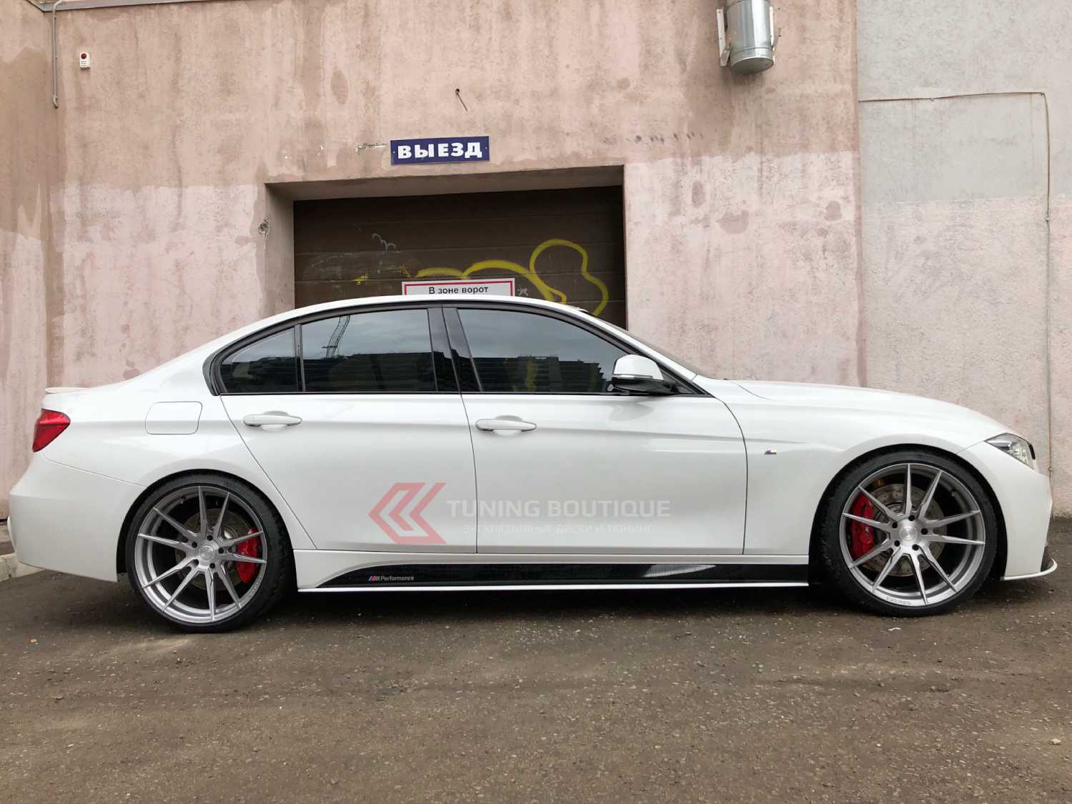 BMW 3 Series на 20" дисках Rohana RFX2 Brushed Titanium фото 4